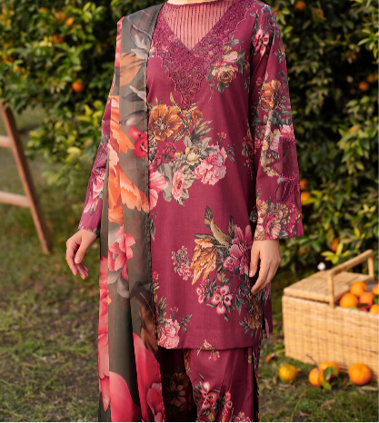 Iznik UE-385 Printed Lawn