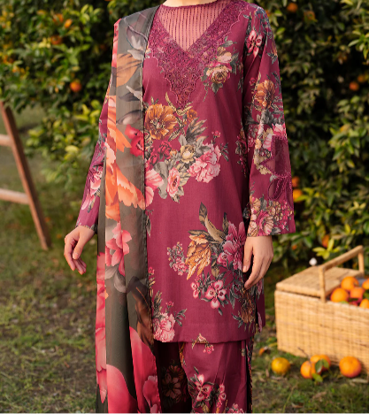 Iznik UE-385 Printed Lawn