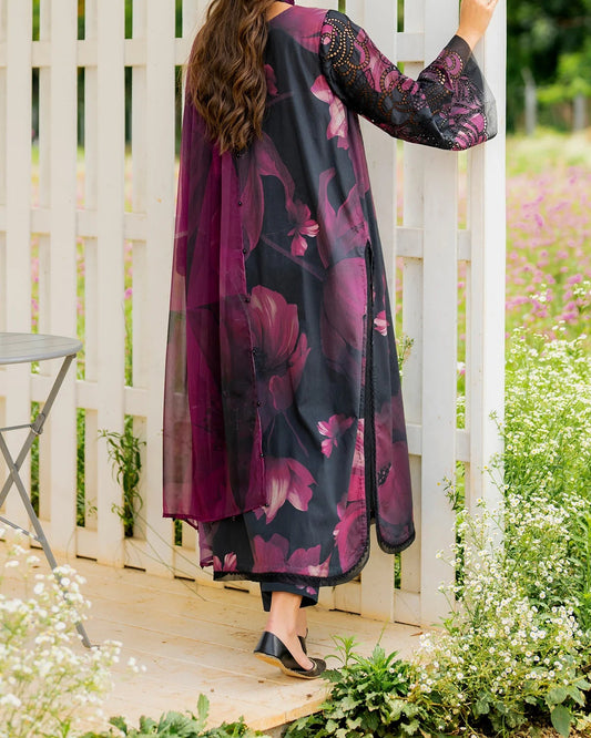 Baroque UF-4214 – Digital Printed Lawn Suit
