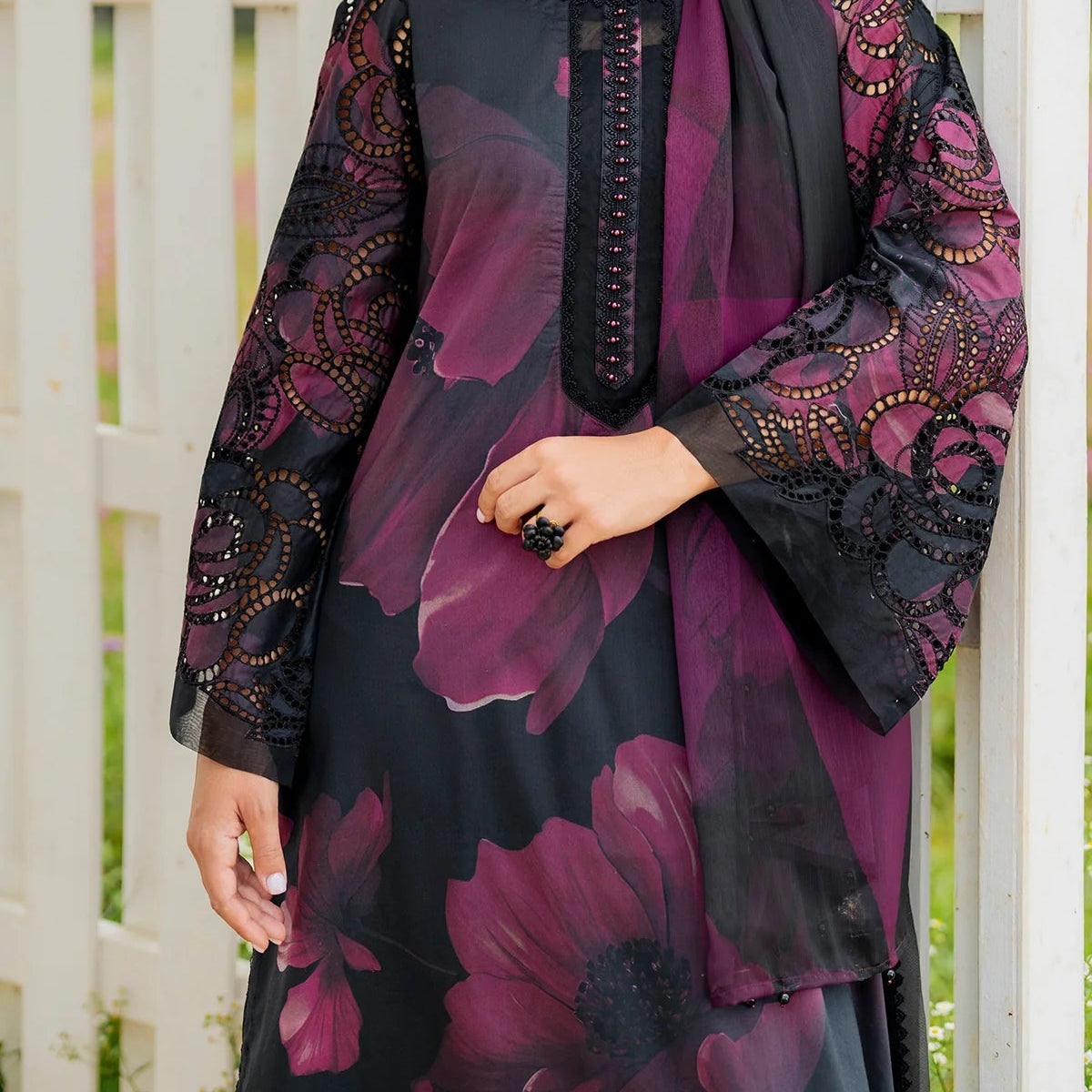 Baroque UF-4214 – Digital Printed Lawn Suit