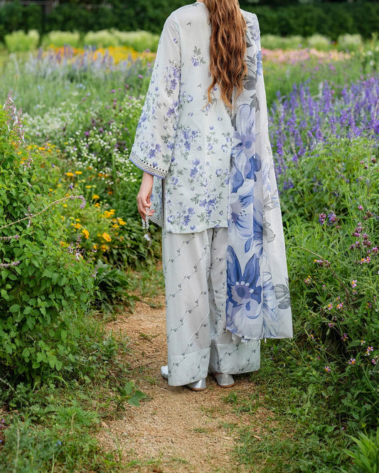 Baroque EMBROIDERED PRINTED LAWN – UF-4223