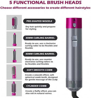 Hot Air Styler 5 in 1